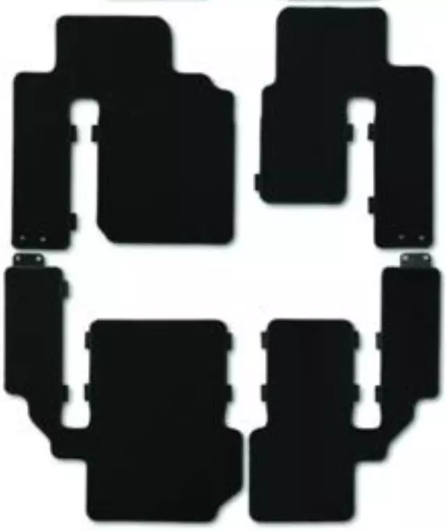 Carpet Floor Mats - Black - Rear Set - Mazda (0000-8B-N05B) - view 2