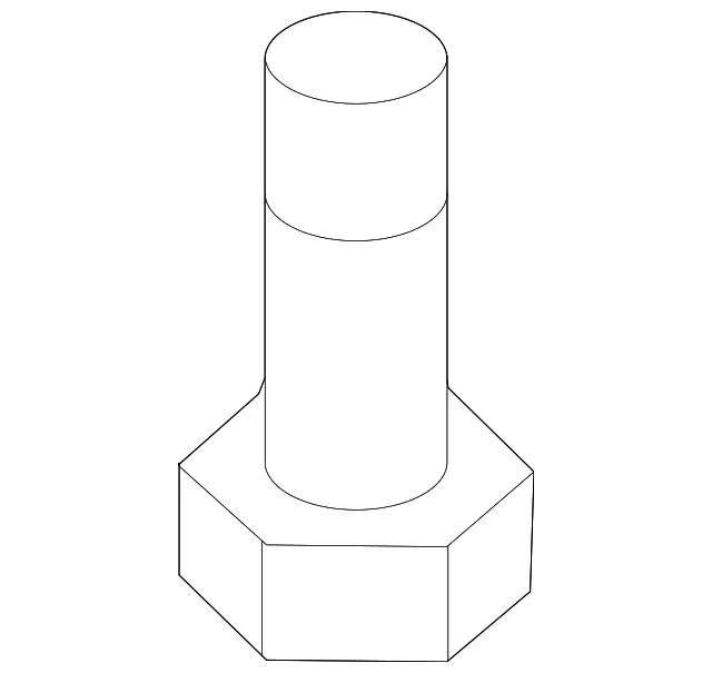 Instrument Panel Air Bag Bolt - Nissan (01121-0029U)
