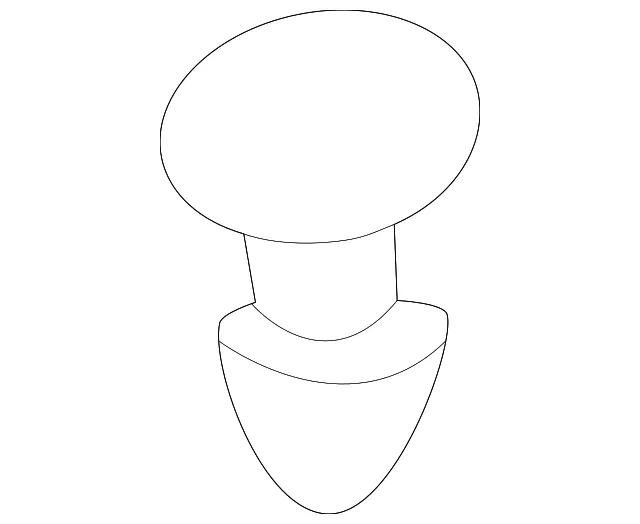 Wheelhouse Trim Clip - Nissan (0155304022) - view 2