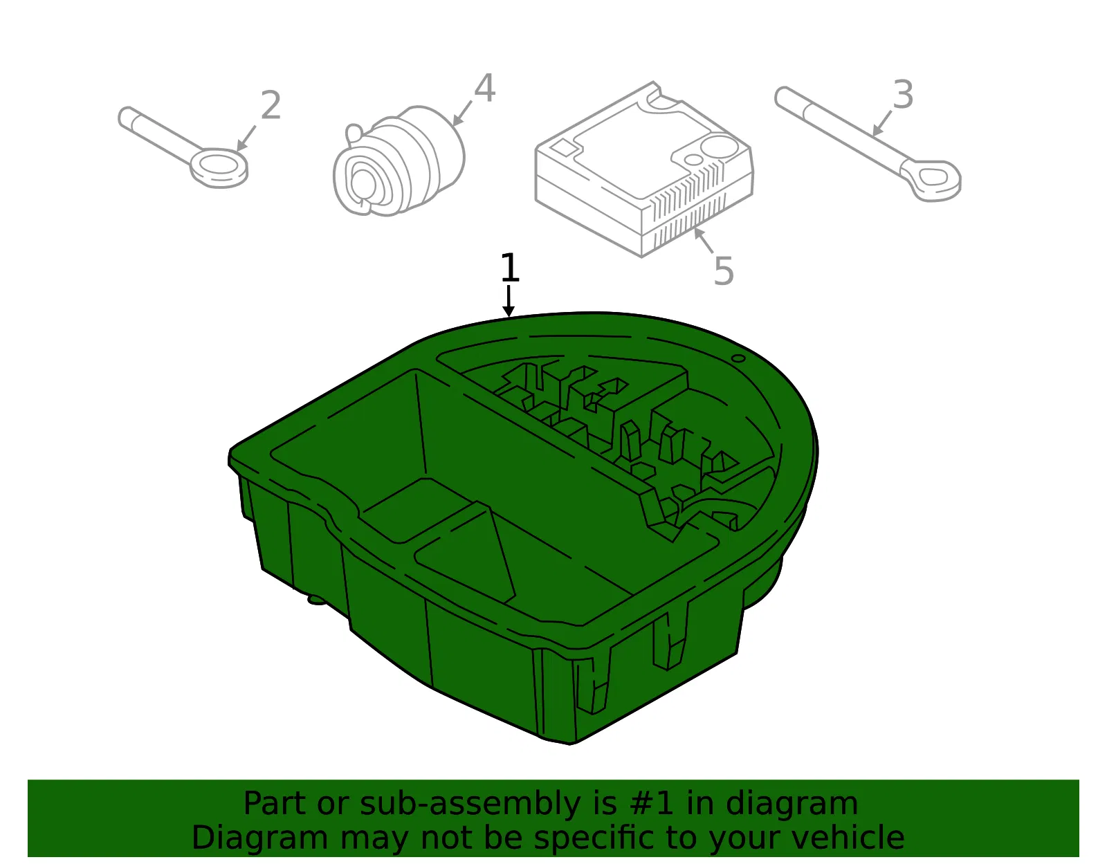 Tool Compartment - Kia (09149-A7950) - view 2