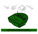 Tool Compartment - Kia (09149-A7950) - view 4