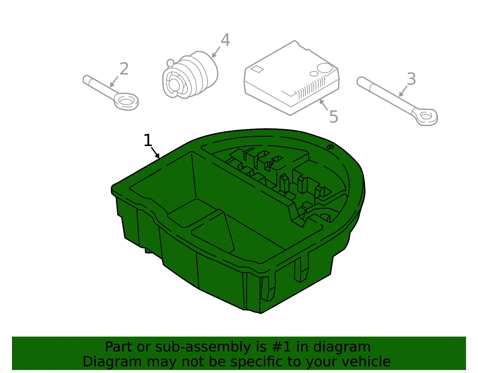 Tool Compartment - Kia (09149-B0970) - view 2