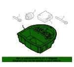 Tool Compartment - Kia (09149-B0970) - view 4