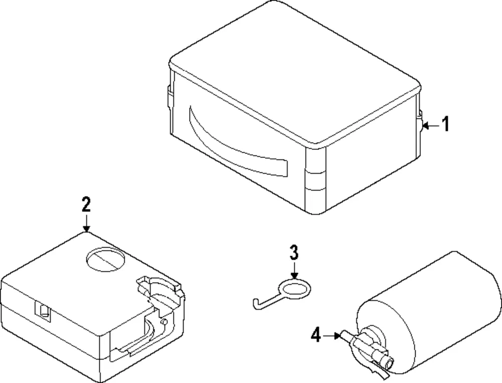 Tool Compartment - Kia (09149-PI100)