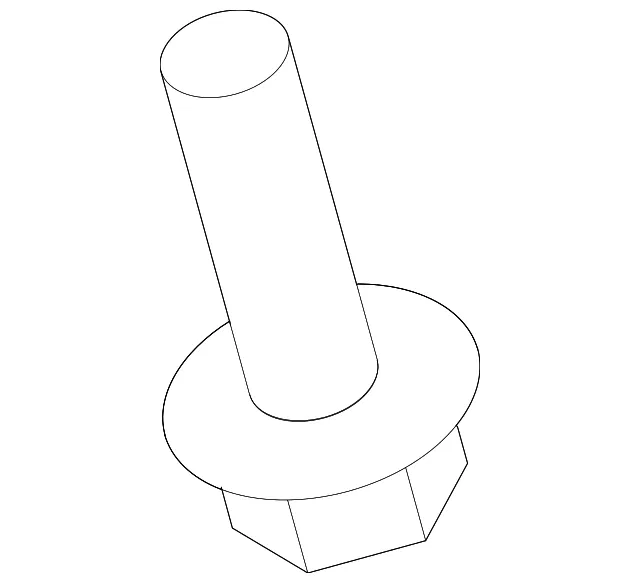 Trunk Side Trim Fastener - Kia (0BF70-6886587)