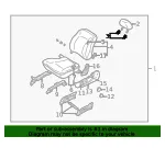Headrest Guide - Kia (0GF70-8814696) - view 4