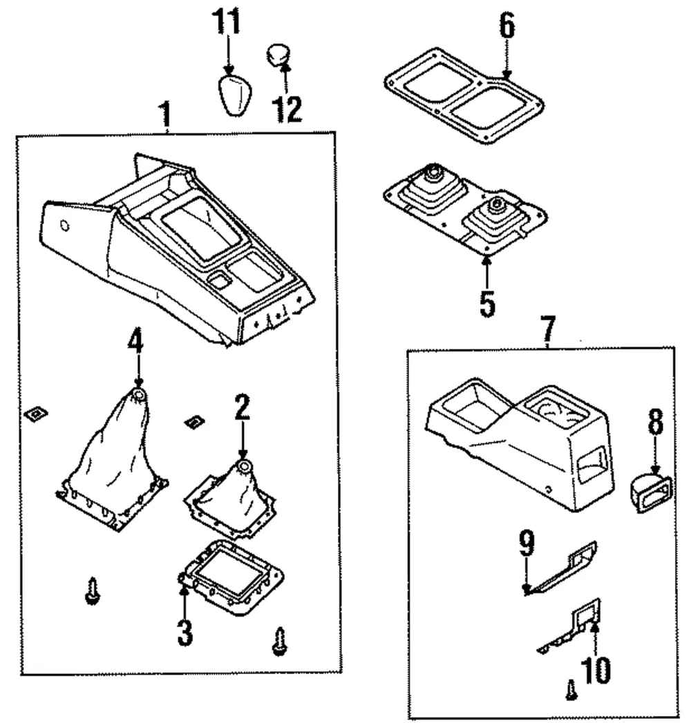 Front Console - Kia (0K013-64310G70)