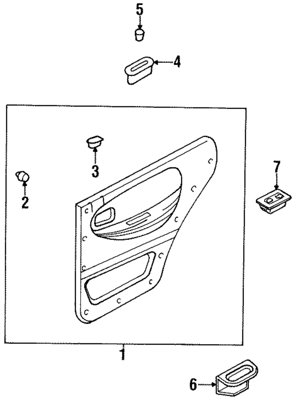 Pull Pocket Bracket - Kia (0K019-68440E)