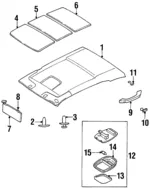Sun-Visor Adapter - Kia (0K019-69331A06) - view 4
