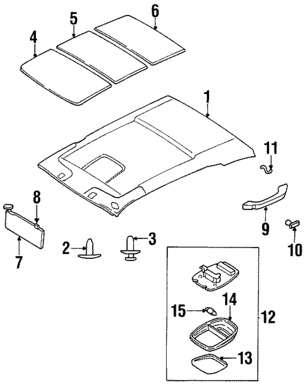 Sun-Visor Adapter - Kia (0K019-69331A73)