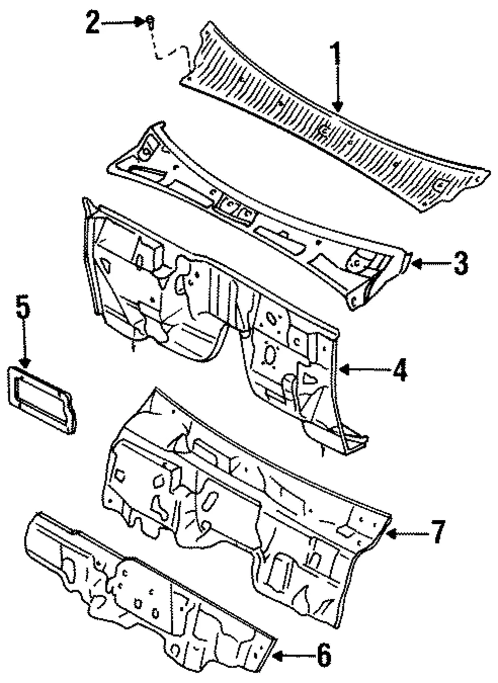 Dash Panel - Kia (0K01F-53400)