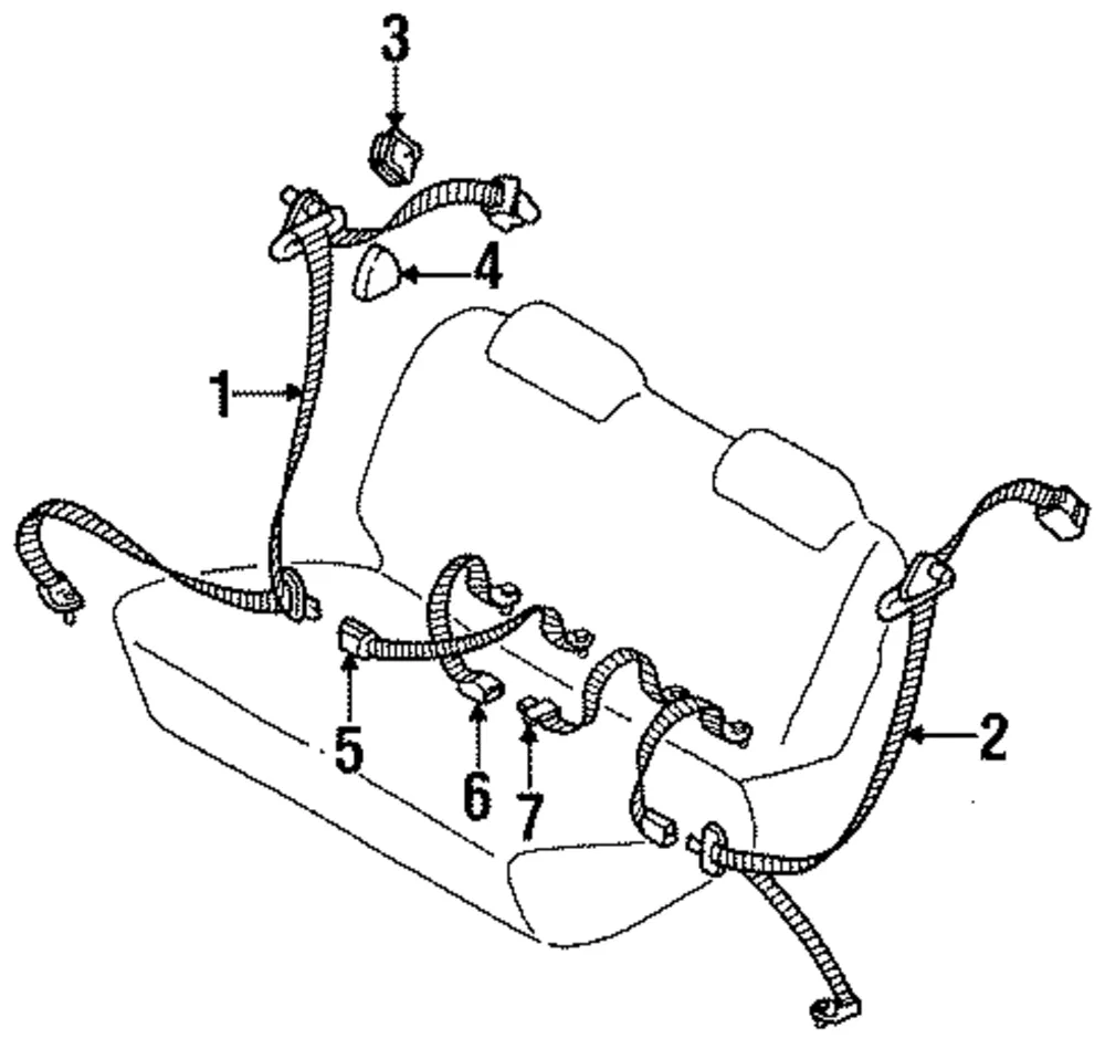 Buckle - Kia (0K01F-57742C70)