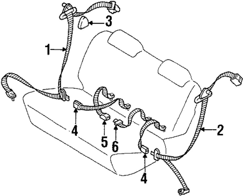 Buckle - Kia (0K01F-57742D96)