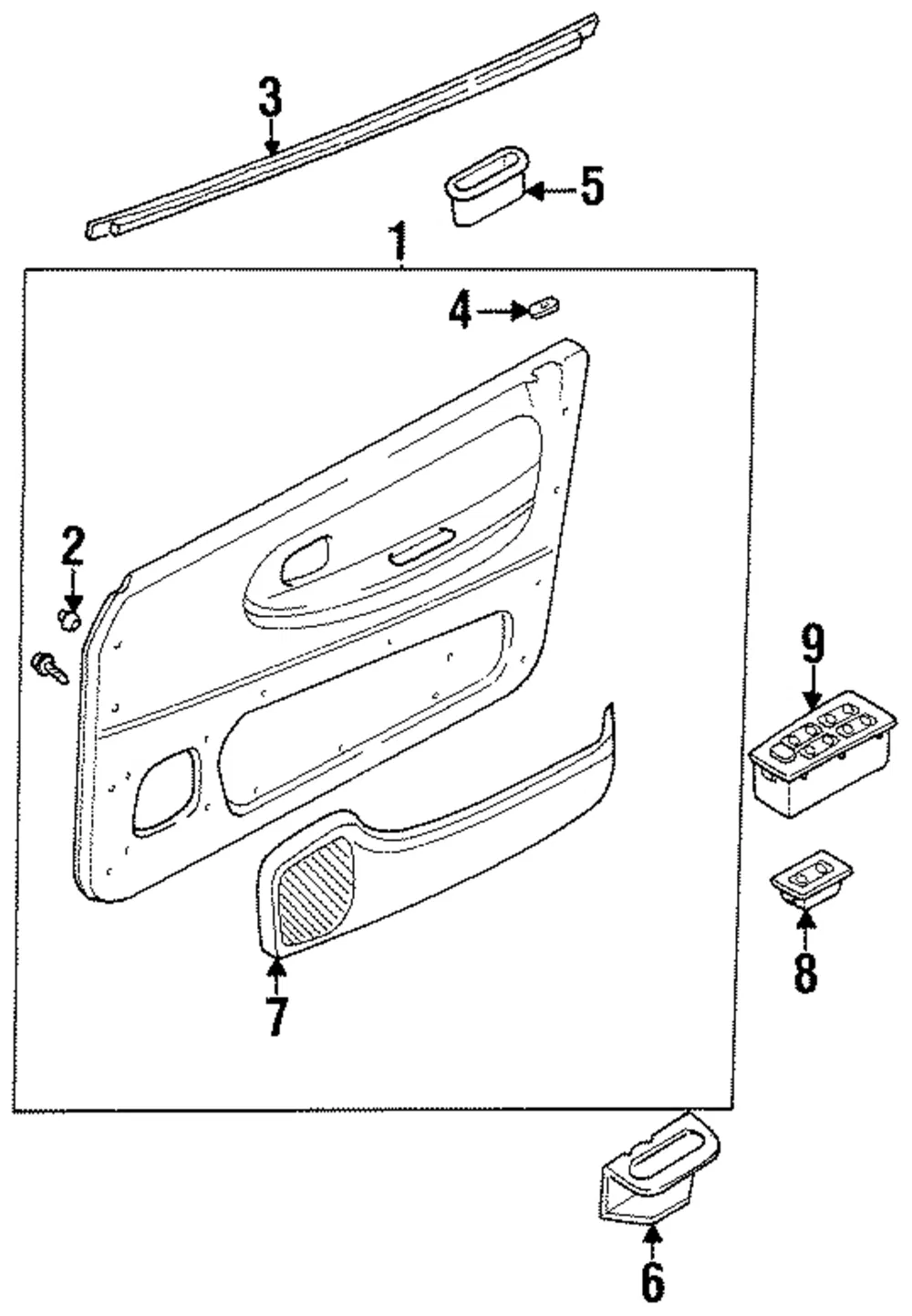 Map Pocket - Driver's Side (LH) - Kia (0K01G-68435A70)