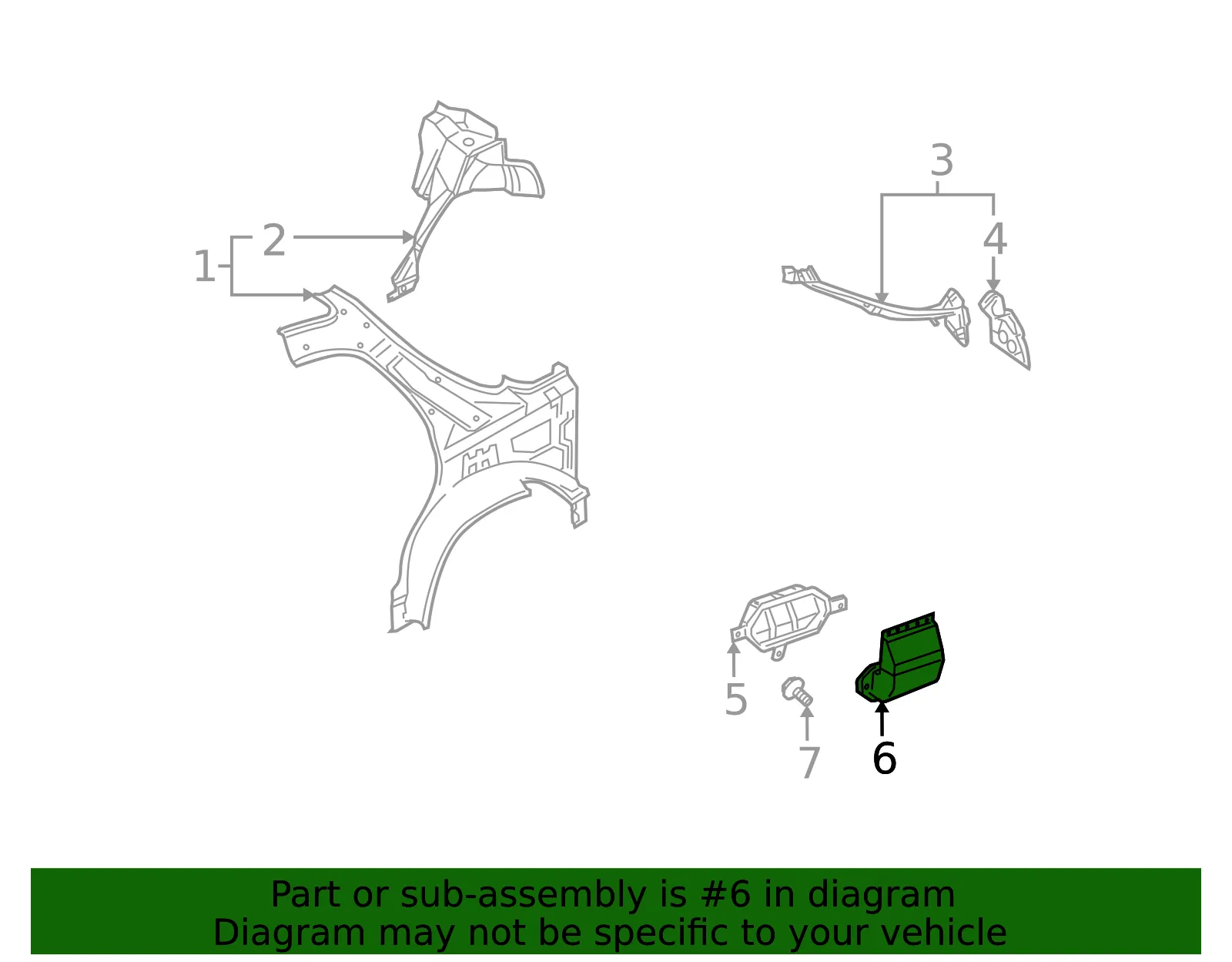 Vent Chamber - Kia (0K201-50810A) - view 2