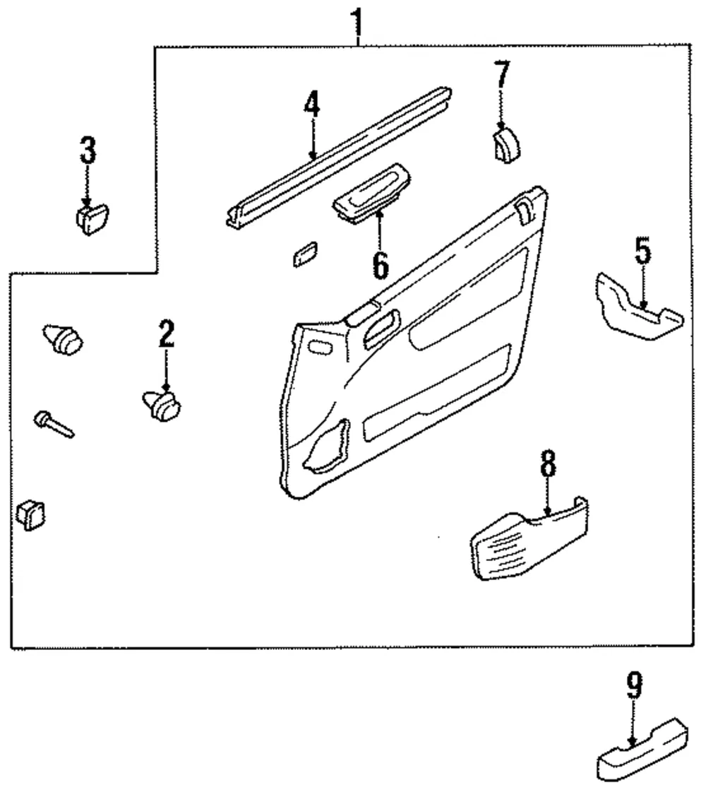 Pocket - Driver's Side (LH) - Kia (0K201-68458B20)