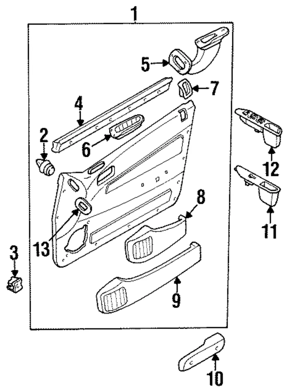 Pocket - Driver's Side (LH) - Kia (0K201-68458B96)