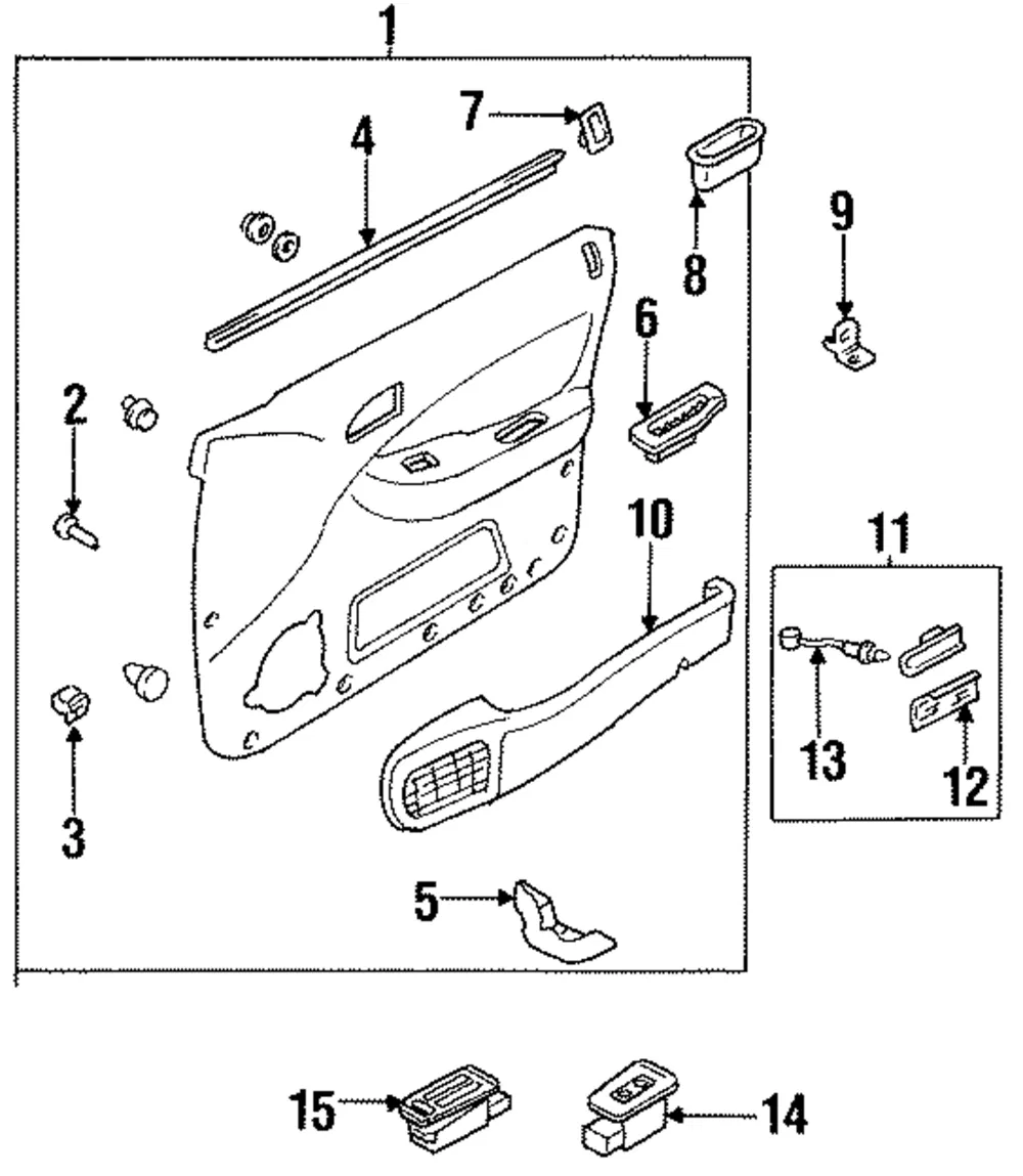 Pocket - Passenger Side (RH) - Kia (0K203-68428B20)