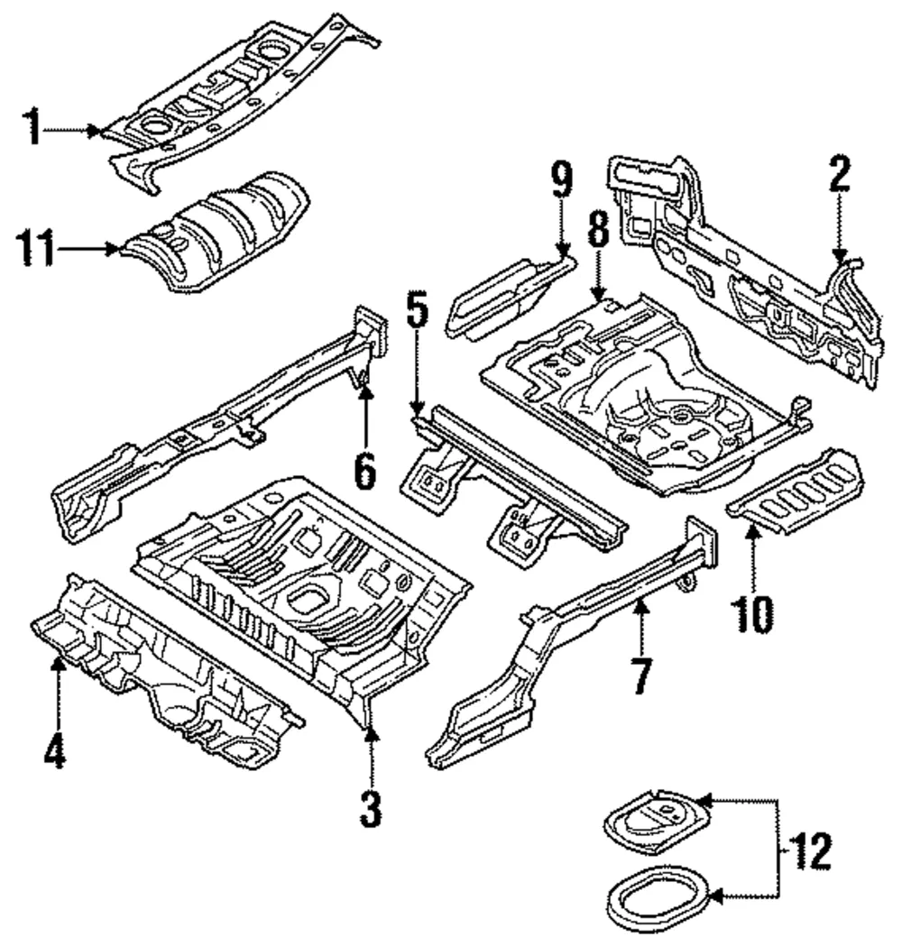 Package Tray - Kia (0K20A-70500A)