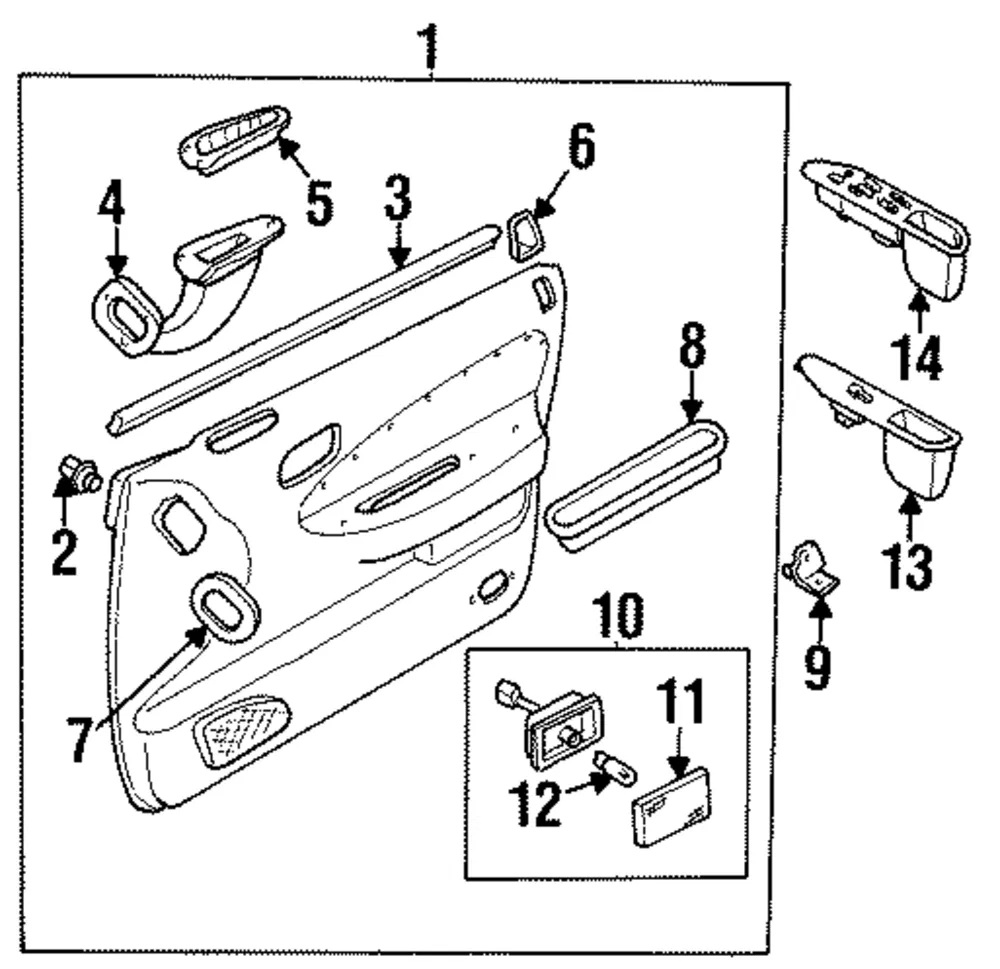 Pocket Bracket - Kia (0K241-68429)