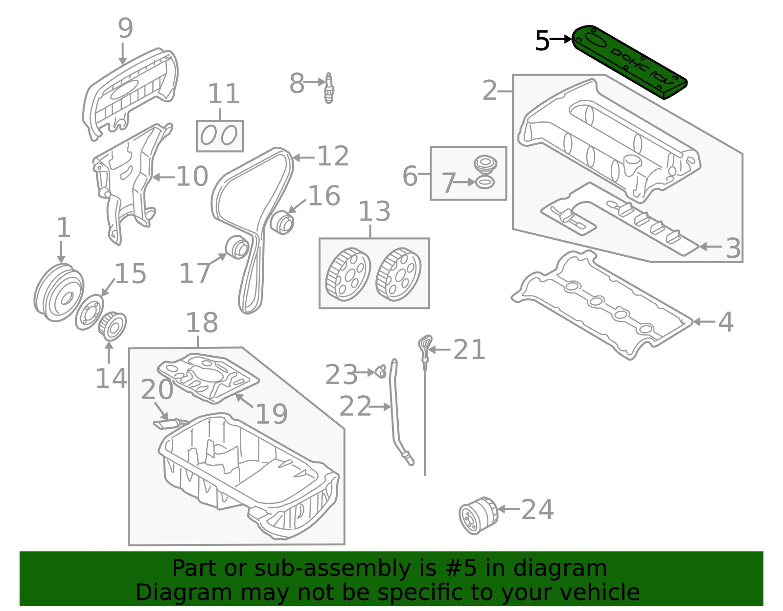 Trim Plate - Kia (0K247-10237F) - view 2