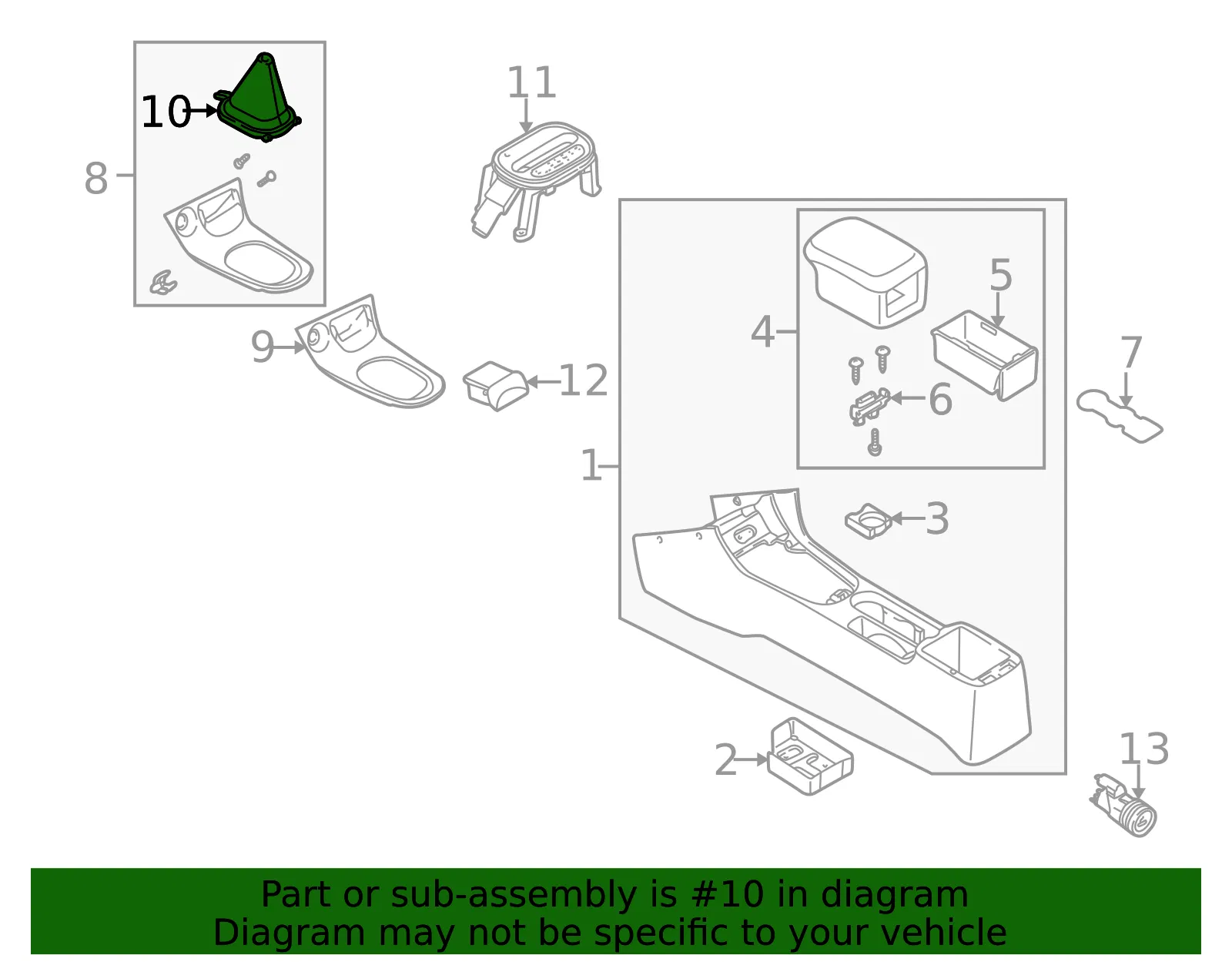 Shift Boot - Kia (0K2A1-64330) - view 2