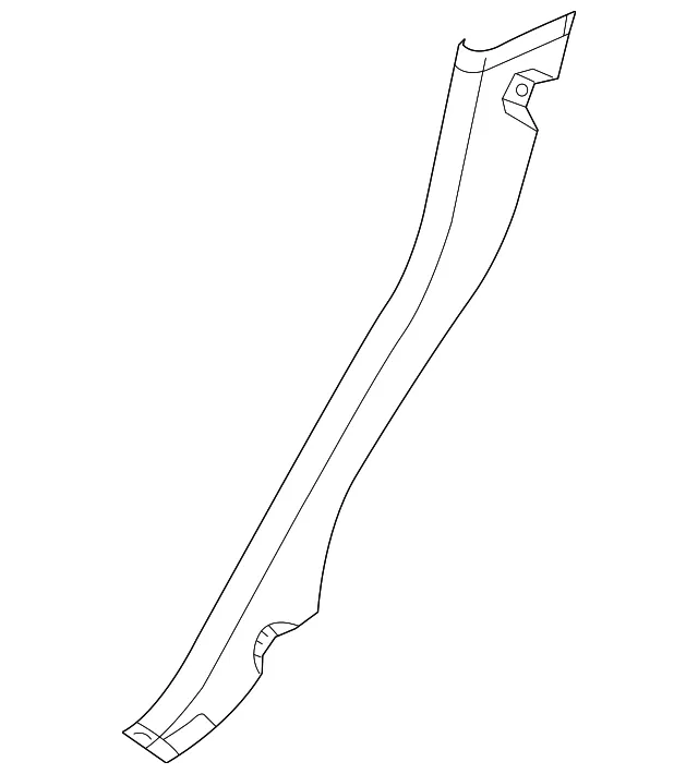 Lower Trim - Passenger Side (RH) - Kia (0K2A1-68760H96)