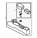 Console Assembly - Kia (0K2A3-64410J96) - view 3