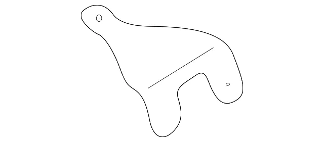 Glove Box Assembly Bracket - Kia (0K2AA-64102)