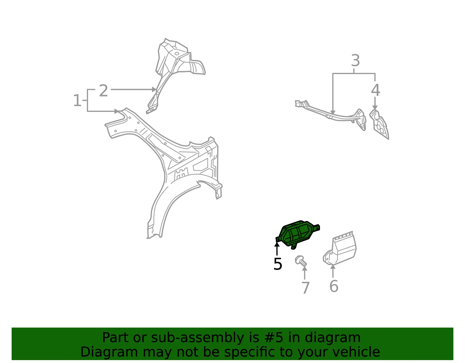 Vent Chamber - Kia (0K2B2-50818A) - view 2