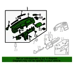 Instrument Panel - Kia (0K2DJ-55100A96) - view 4