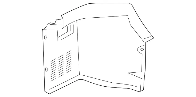 Corner Trim - Driver's Side (LH) - Kia (0K2DJ-688K0B96)