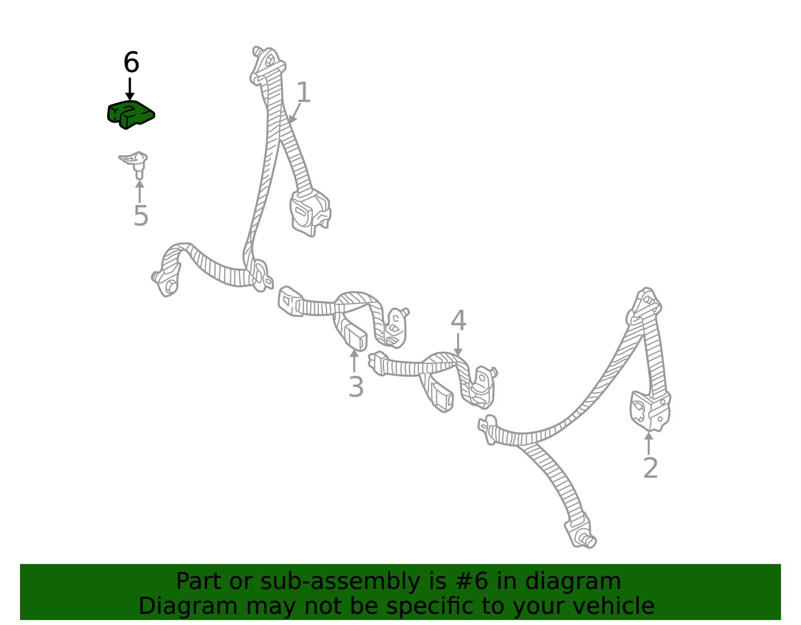 Child Seat Bracket Cover - Kia (0K2DK-577A696) - view 2