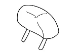 Headrest - Kia (0K2DK-88140A96) - view 3