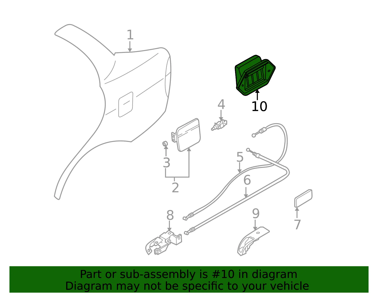 Vent Chamber - Kia (0K2N1-50810A) - view 2