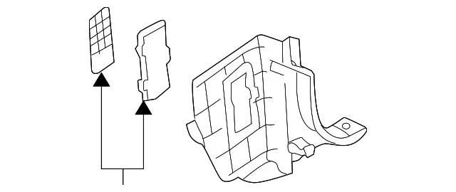 Cowl Trim - Driver's Side (LH) - Kia (0K2N1-68390A75)
