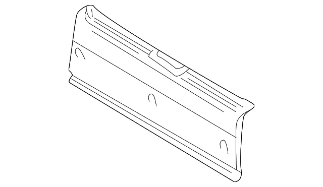 Rear Trim Panel - Kia (0K2N2-68960C)