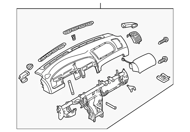 Instrument Panel - Kia (0K2NA-55100F96)