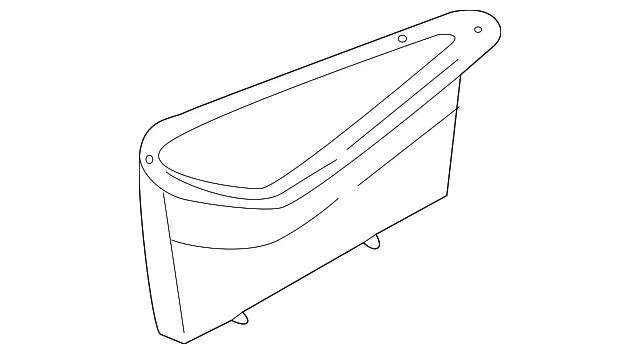 Map Pocket - Passenger Side (RH) - Kia (0K2NA-68422D96)