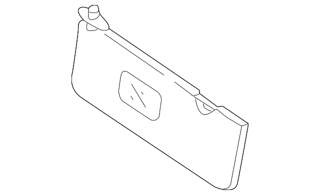 Sun-Visor - Passenger Side (RH) - Kia (0K2NF-6927005)