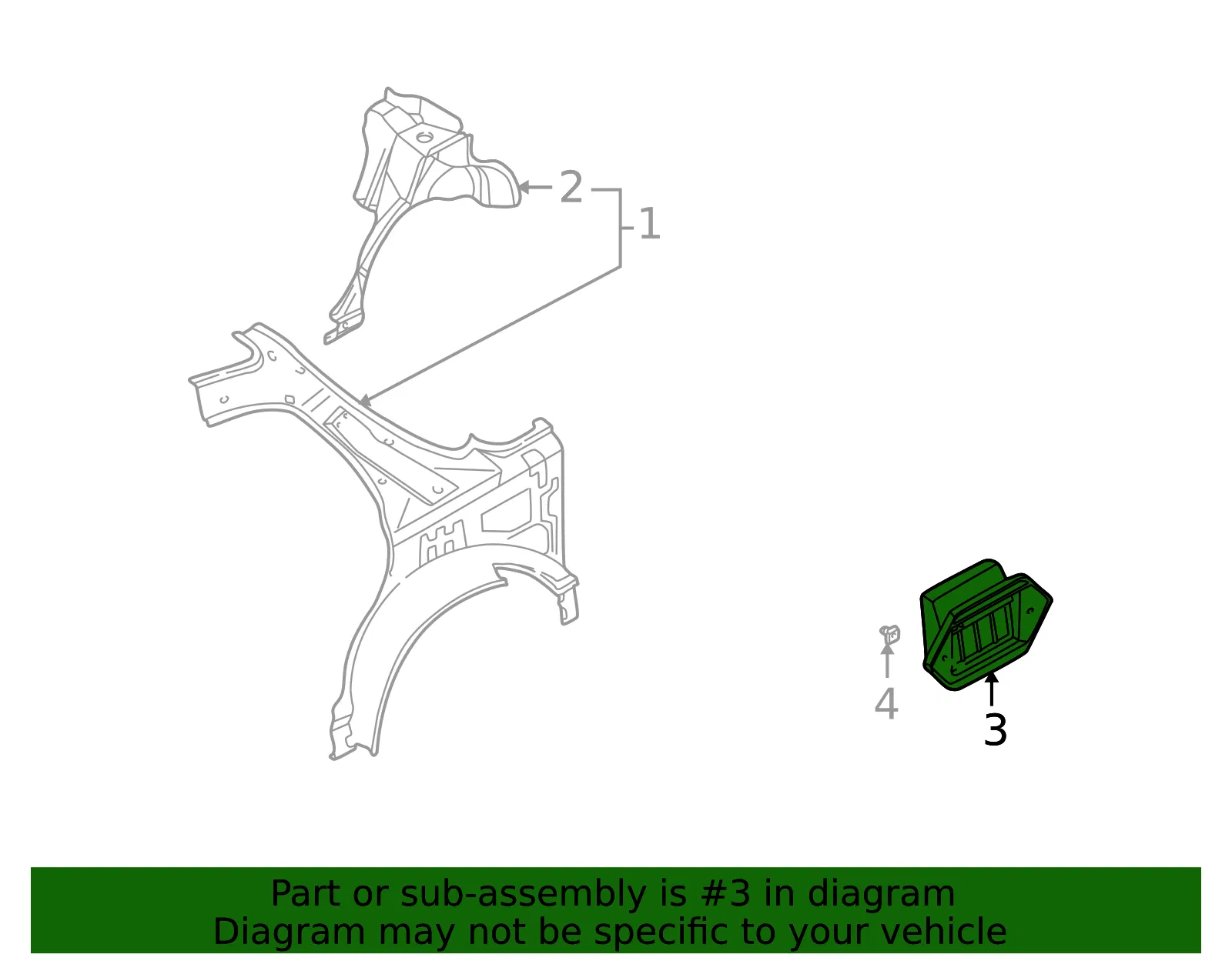 Vent Chamber - Kia (0K30A-50960) - view 2