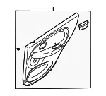 Trim Panel Assembly - Kia (0K30C-68550D76) - view 3