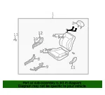 Headrest Guide - Kia (0K31A-8824596) - view 4