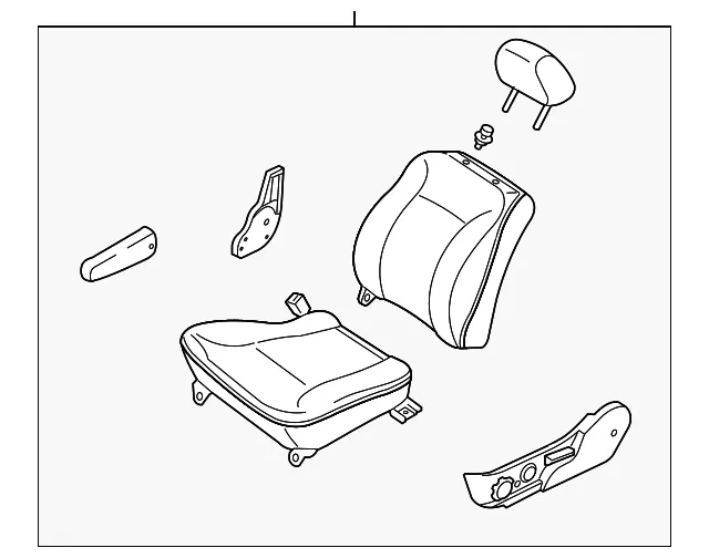 Seat Assembly - Kia (0K32B-57150N081)
