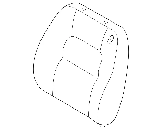 Seat Back - Passenger Side (RH) - Kia (0K52Y-57250444)