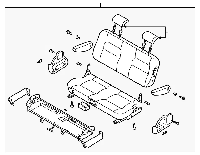 Seat Assembly - Kia (0K52Y-57300NGE3)