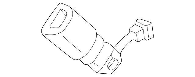 Buckle - Passenger Side (RH) - Kia (0K52Y-57732EGE)