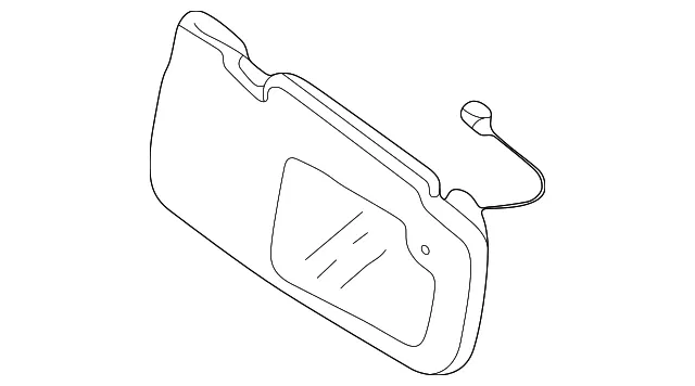 Sun-Visor - Driver's Side (LH) - Kia (0K52Y-69270A68AS)
