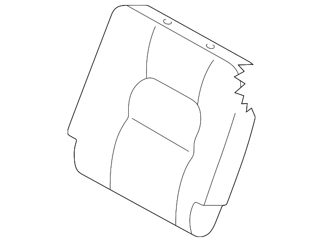 Seat Back Cover - Driver's Side (LH) - Kia (0K52Y-88931AGE5)