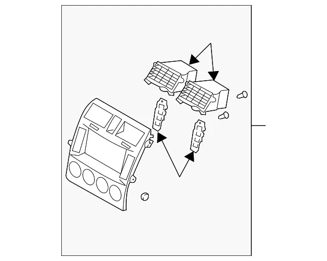 Trim Plate - Kia (0K53A-55310B)